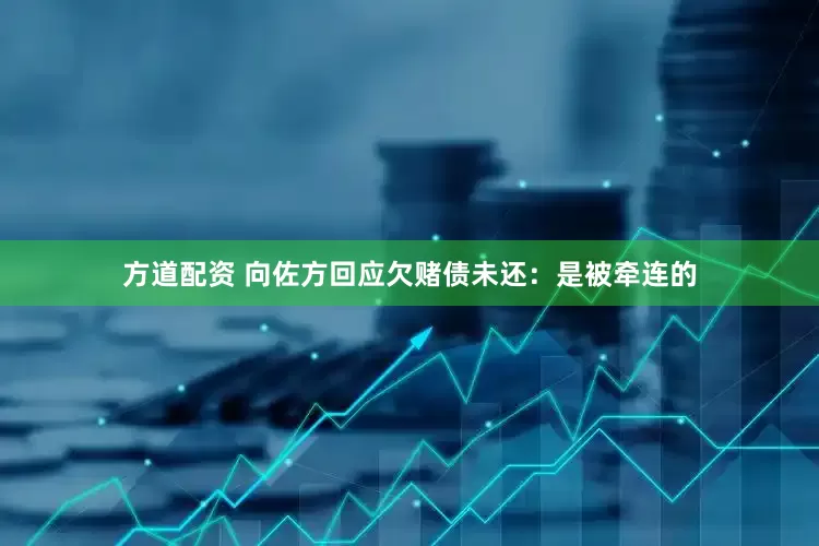 方道配资 向佐方回应欠赌债未还：是被牵连的