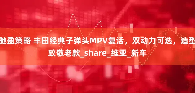 驰盈策略 丰田经典子弹头MPV复活，双动力可选，造型致敬老款_share_维亚_新车